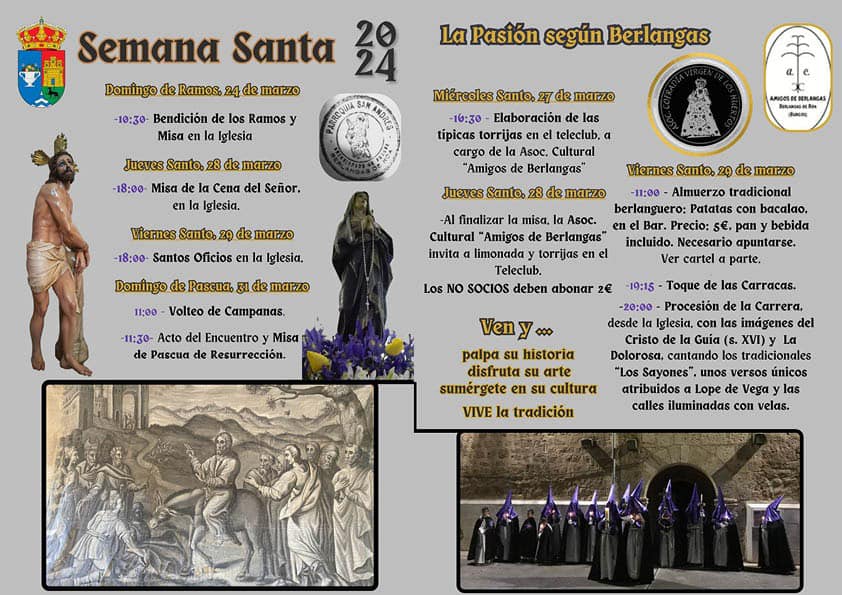 Semana Santa en Berlangas de Roa 2024 Berlangas de Roa